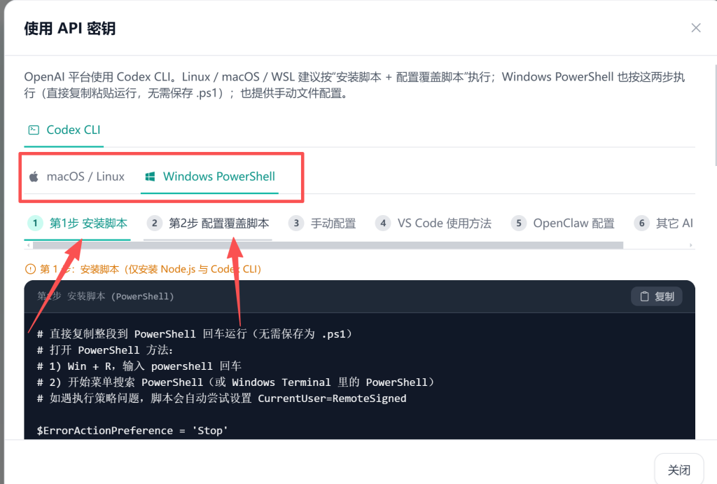 dkai-codex配置apikey设置中转站教程插图4